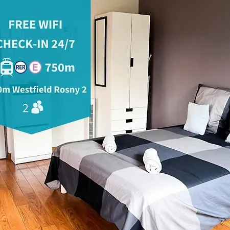 Apartment Serenity Rosny, Disney, Le Bourget, Paris Rosny-sous-Bois