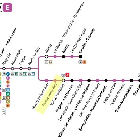 Apartman Serenity Rosny, Disney, Le Bourget, Paris *